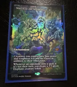 March of the World Ooze (Showcase) Aetherdrift Foil Near Mint Condition - Image 2