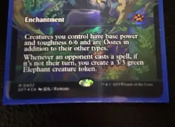 March of the World Ooze (Showcase) Aetherdrift Foil Near Mint Condition - Image 4