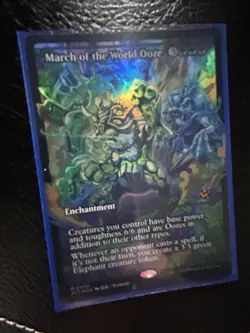 March of the World Ooze (Showcase) Aetherdrift Foil Near Mint Condition - Image 5