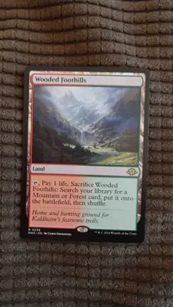 Magic: the Gathering / MtG Wooded Foothills x1 Modern Horizons 3 - Image 1