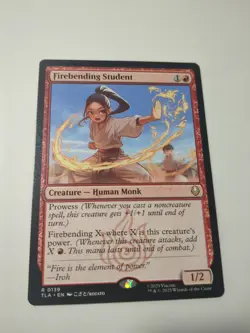 MTG Avatar The Last Airbender - Firebending Student 0139 Regular NM - Image 1