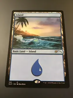 MTG Secret Lair x Bob Ross Island #102 NM - Image 1
