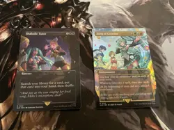 MTG Miku Secret Lair Lot Diabolic Tutor 1592, Song Of Creation 1603 Rainbow Foil - Image 1