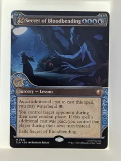 Secret of Bloodbending (Showcase) MTG Avatar: The Last Airbender FOIL Borderless - Image 1