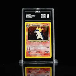 2000 POKEMON NEO GENESIS #18 TYPHLOSION-HOLO TAG 8 - Image 1