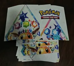 Lot Of 37 X Pokemon TCG Prismatic Evolutions TCG Poster Collection, POSTER ONLY - Image 1