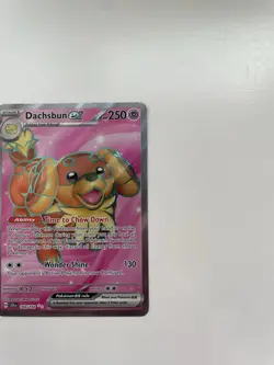 Pokemon TCG Dachsbun EX 160/142 Stellar Crown Ultra Rare NM - Image 2