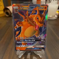 Pokemon TCG Charizard GX SM211 Hidden Fates Promo NM - Image 1