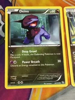 D1000 POKEMON TCG DRAGONS EXALTED 2012 DEINO 93 ZWEILOUS 95 MP - Image 2