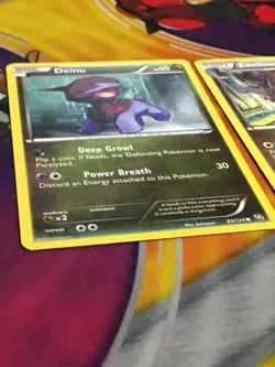 D1000 POKEMON TCG DRAGONS EXALTED 2012 DEINO 93 ZWEILOUS 95 MP - Image 3