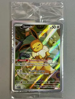 SEALED EEVEE SVP173 POKEMON TCG PRISMATIC EVOLUTIONS ILLUSTRATION RARE PROMO - Image 1