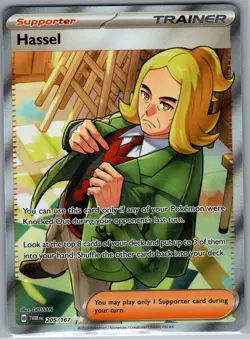 Hassel 205/167 - Pokemon SV06: Twilight Masquerade - Full Art Ultra Rare (NM) - Image 1