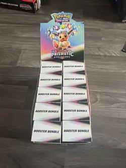 Pokemon TCG: Prismatic Evolutions Booster Bundle Display Case - Unsealed - Image 2