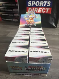 Pokemon TCG: Prismatic Evolutions Booster Bundle Display Case - Unsealed - Image 3