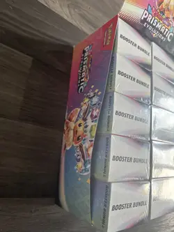 Pokemon TCG: Prismatic Evolutions Booster Bundle Display Case - Unsealed - Image 4