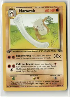 1999 Pokemon Classic - Jungle Vintage 1st Edition Marowak #39/64 - Image 1