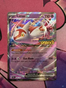 Latias ex 076/191 Surging Sparks Stamp Premium Collection Holo Pokemon NM EN SSP - Image 1