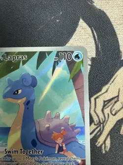 Pokemon TCG Misty's Lapras 194/182 Destined Rivals Illustration Rare NM - Image 3