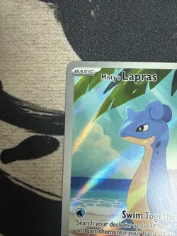 Pokemon TCG Misty's Lapras 194/182 Destined Rivals Illustration Rare NM - Image 4
