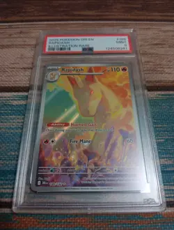 2025 POKEMON DRI EN-DESTINED RIVALS 189 RAPIDASH ILLUSTRATION RARE PSA 9 MINT - Image 1