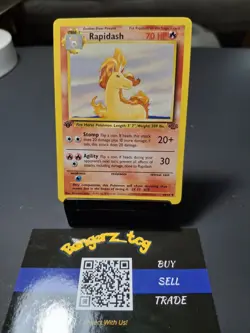 Pokemon Rapidash Jungle 44/64 Regular 1st Edition Uncommon MP (JL) - Image 1