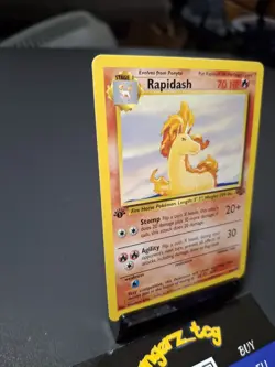 Pokemon Rapidash Jungle 44/64 Regular 1st Edition Uncommon MP (JL) - Image 3
