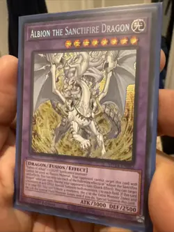 Yugioh! Albion The Sanctifire Dragon MP24-EN082 Prismatic Secret Rare 1st Ed - Image 2