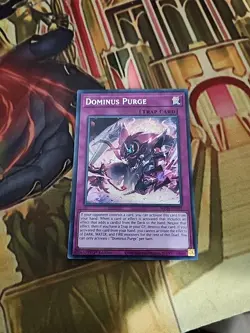 Dominus Purge - MP25-EN095 - Prismatic Secret Rare 1ST ED NM YuGiOh - Image 1