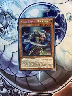 (AY) Yugioh! Mekk-Knight Blue Sky - EXFO-EN014 - Secret Rare - Unlimited Ed LP - Image 1