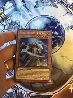 (AY) Yugioh! Mekk-Knight Blue Sky - EXFO-EN014 - Secret Rare - Unlimited Ed LP - Image 4
