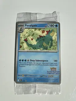 Illustration Contest 2024 Pokemon Center Exclusive Promo Pokemon Cards Sealed - Image 1