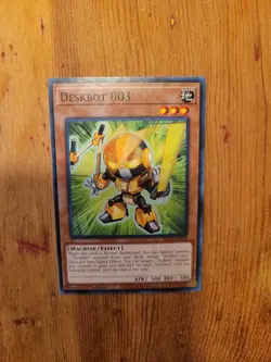 Yugioh! TCG Card - Deskbot 003 SR10-EN022 1st Edition - NM - Image 1