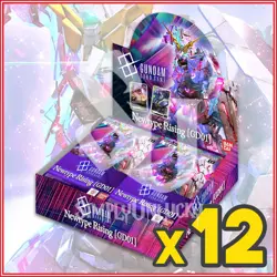 GUNDAM CARD GAME: Newtype Rising Booster Box Case GD01 BANDAI English Ver - Image 1