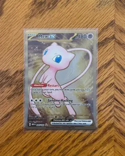 Pokemon TCG Mew ex 151 Metal Card 205/165 Sv: Scarlet & Violet 151 NM - Image 1