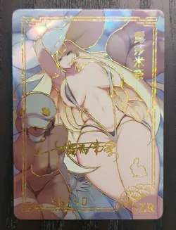 HEART OF DIMENSION Busty Waifu LUSAMINE Pokemon K1 SZR Custom TCG Foil Card - Image 1