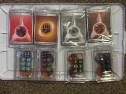 SEALED Pokemon TCG Status Markers, Energy Cards, & Dice LOT of FOUR - Image 2