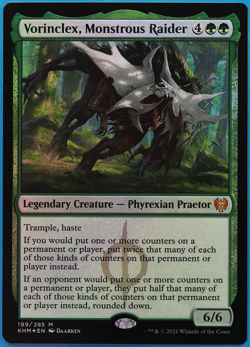 Vorinclex, Monstrous Raider FOIL Kaldheim NM Mythic Rare CARD (507399) ABUGames - Image 1