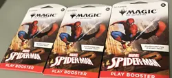 Magic The Gathering Spider-Man Play Booster. 14 Cards Factory Sealed Lot Of 3 - Image 1