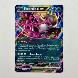 Fezandipiti EX 038/064 Shrouded Fable Double Rare Holo Card NM Condition - Image 1