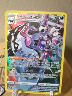 Galarian Obstagoon TG10/TG30 Astral Radiance Pokemon TCG Ultra Rare NM/M Card - Image 1
