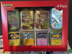 Pokemon 4 Mini Tins + 4 Promo Cards Bundle - 151 SAMS CLUB EXCLUSIVE - Image 1