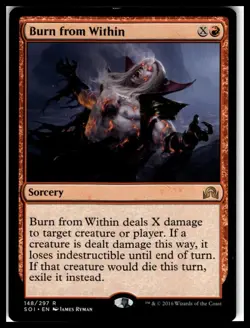 Prerelease Cards #148 Burn from Within - Image 1