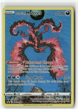 Pokemon Galarian Moltres - Promo SWSH: Sword & Shield Promo Cards SWSH284 NM Not - Image 1