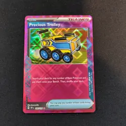 Precious Trolley 185/191 Sv08: Surging Sparks Holo Ace Spec Pokemon Tcg Card NM - Image 1