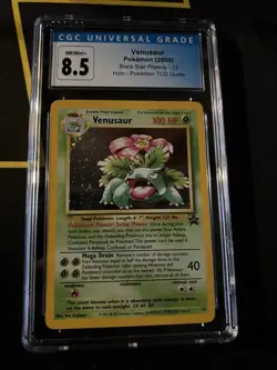 CGC 8.5 Venusaur 2000 Black Star Promos 13 Holo Pokemon Card - Image 1