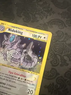 Nidoking - 150/147 - Pokemon Aquapolis Holo Crystal Card ITALIAN - Image 4