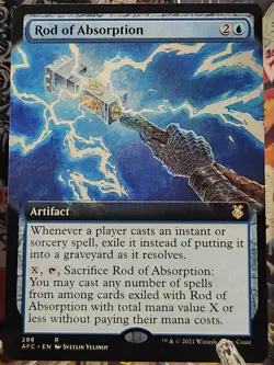 Rod of Absorption (Extended Art) - Near Mint English MTG - Image 1