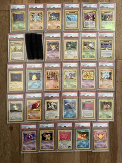 Pokemon Psa 28 Card Lot 1st Edition Wotc Rocket Gym Fossil Vintage 1999 2000 - Image 1