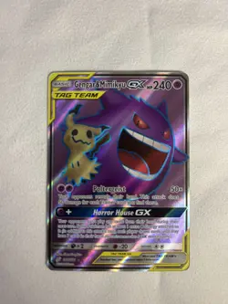 Pokemon 2019 Gengar & Mimikyu GX Team Up Tag Team Ultra Rare Card 164/181 - Image 3