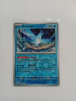 Articuno 144/165 Reverse Holo Scarlet & Violet 151 NM Pokemon Card - Image 1